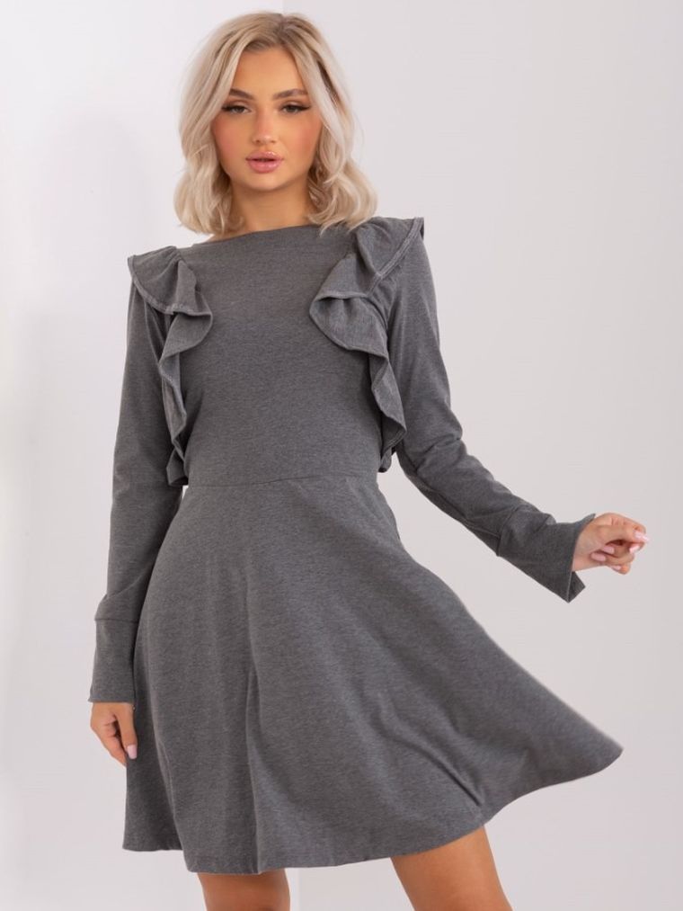 Sukienka damska, szara, Lily Rose