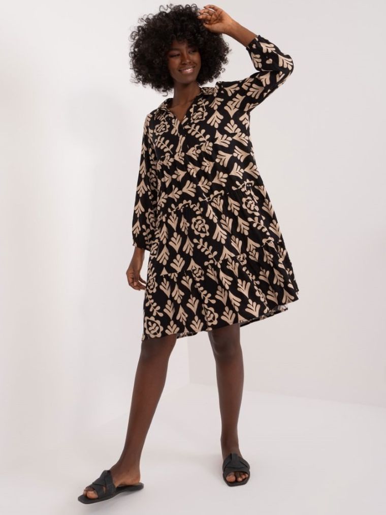 Sukienka damska z długim rękawem, mix, Sublevel