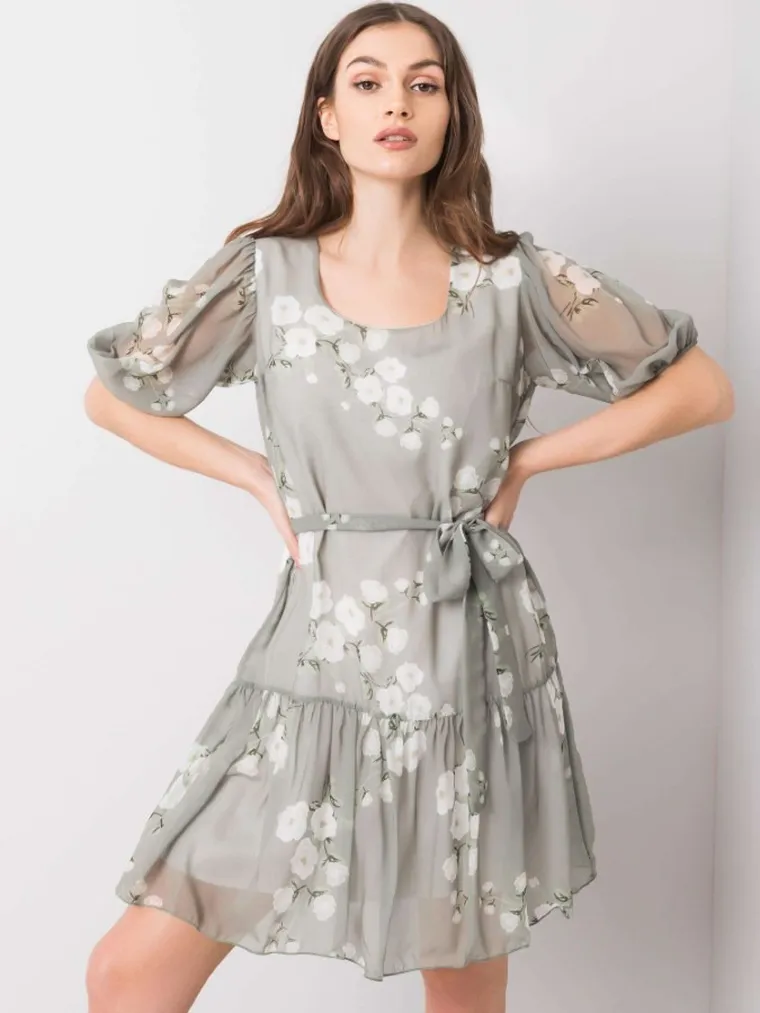 Sukienka damska, zielona, Lakerta