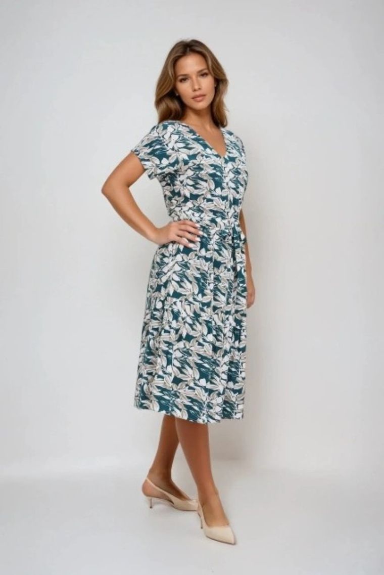 Sukienka damska, zielona, Moodo