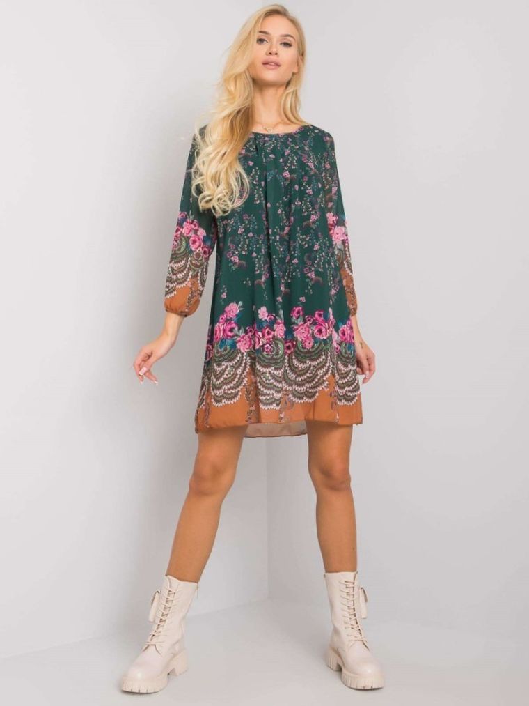 Sukienka damska, zielona, Och Bella