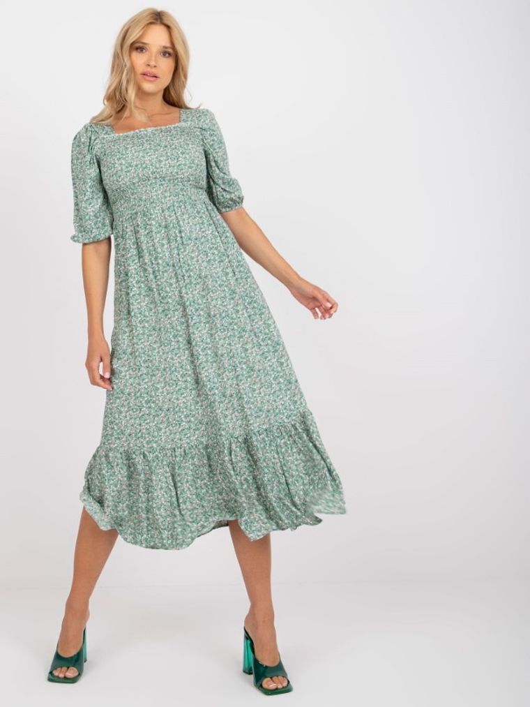 Sukienka damska, zielona, Rue Paris