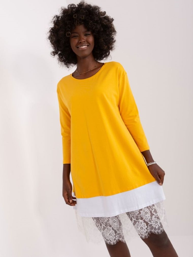 Sukienka damska, żółta, Lily Rose