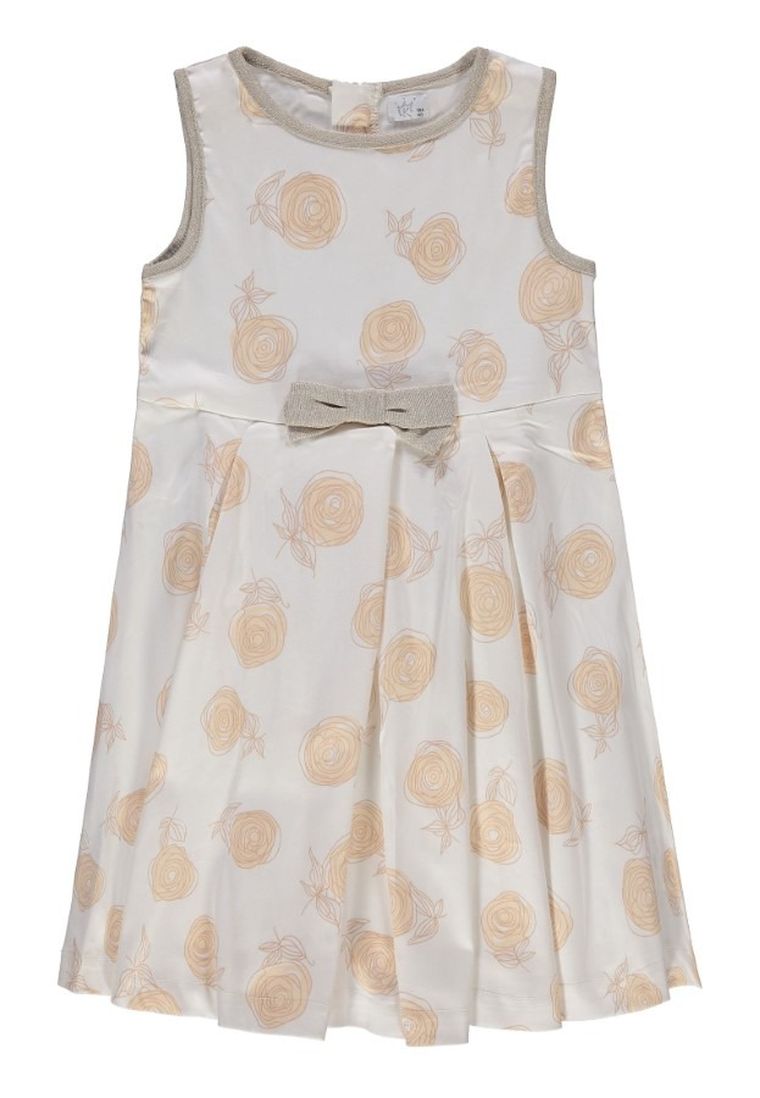 Sukienka dziewczęca bez rękawów, biała, Königsmuhle