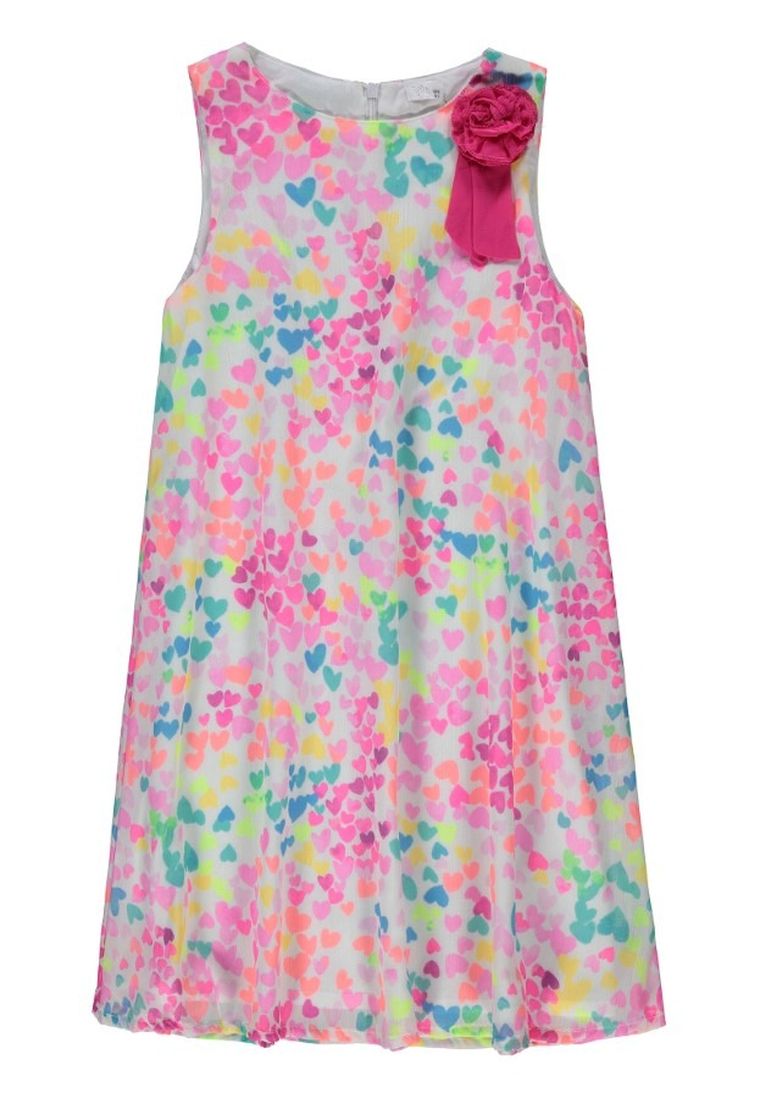 Sukienka dziewczęca bez rękawów, biała, Königsmuhle