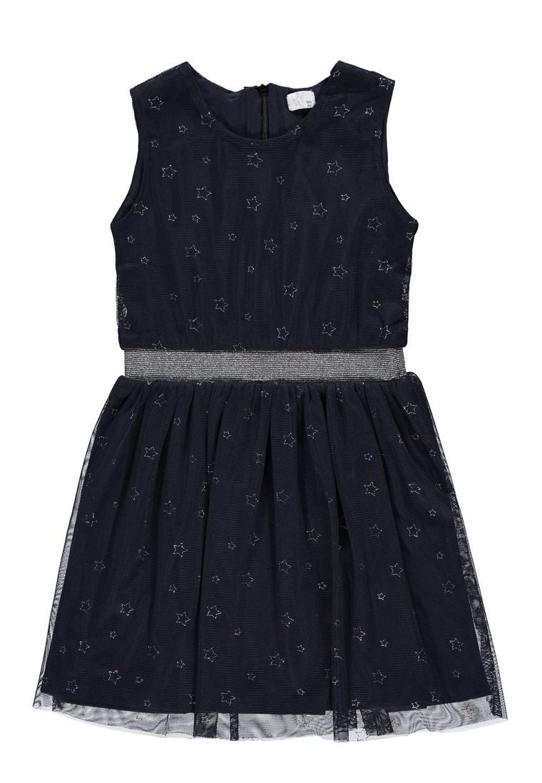 Sukienka dziewczęca bez rękawów, granatowa, Königsmuhle