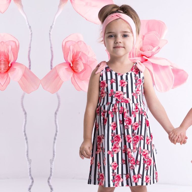 Sukienka dziewczęca bez rękawów, mix, Nicol