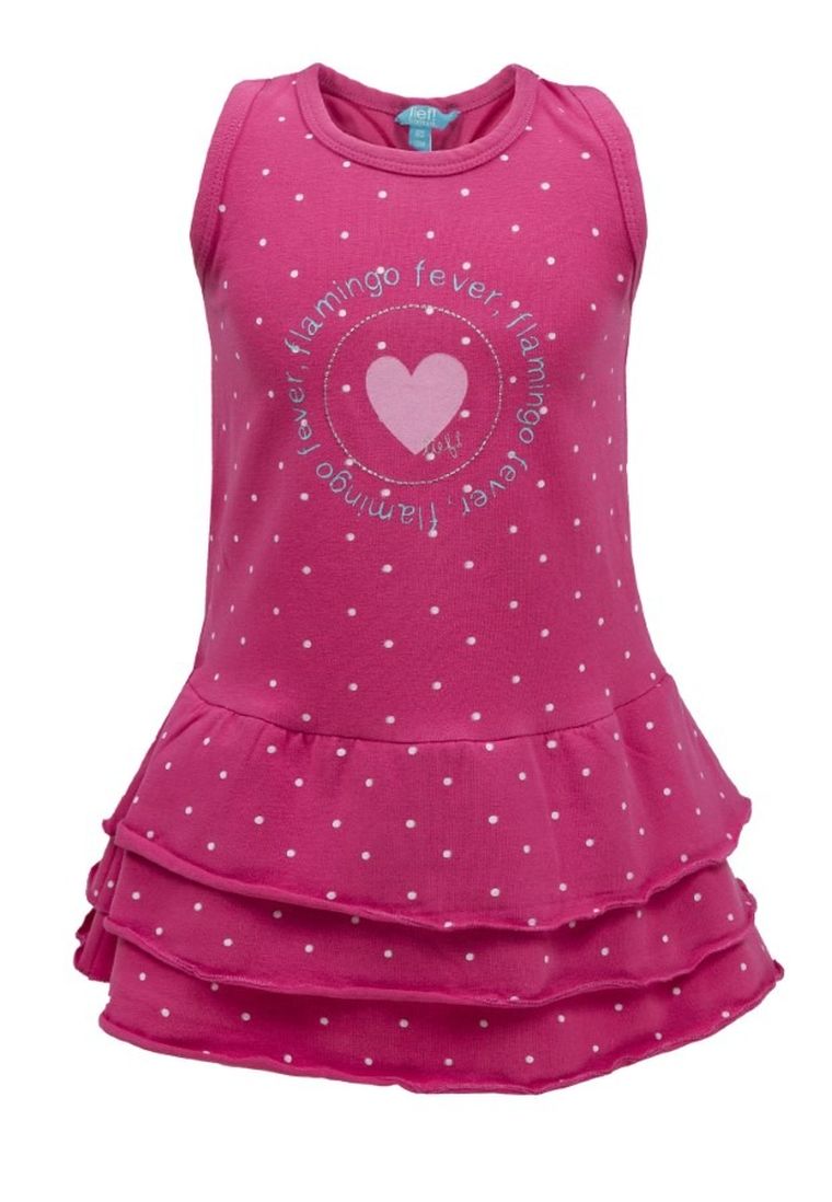 Sukienka dziewczęca bez rękawów, różowa, Lief