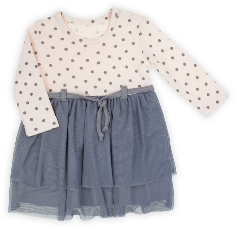 Sukienka dziewczęca z długim rękawem, mix, Nicol