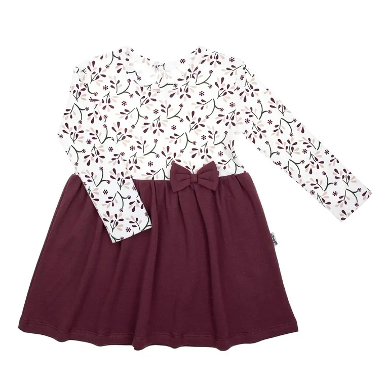 Sukienka dziewczęca z długim rękawem, mix, Nicol