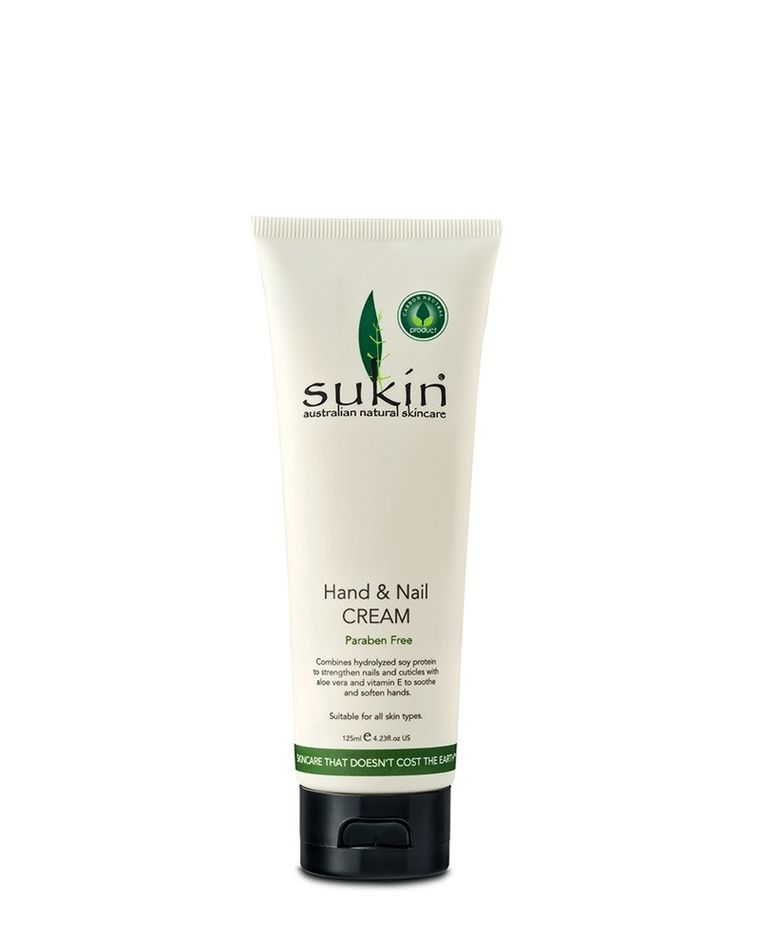 Sukin, Hand and Nail Cream, nawilżający roślinny krem do rąk i paznokci, 120 ml