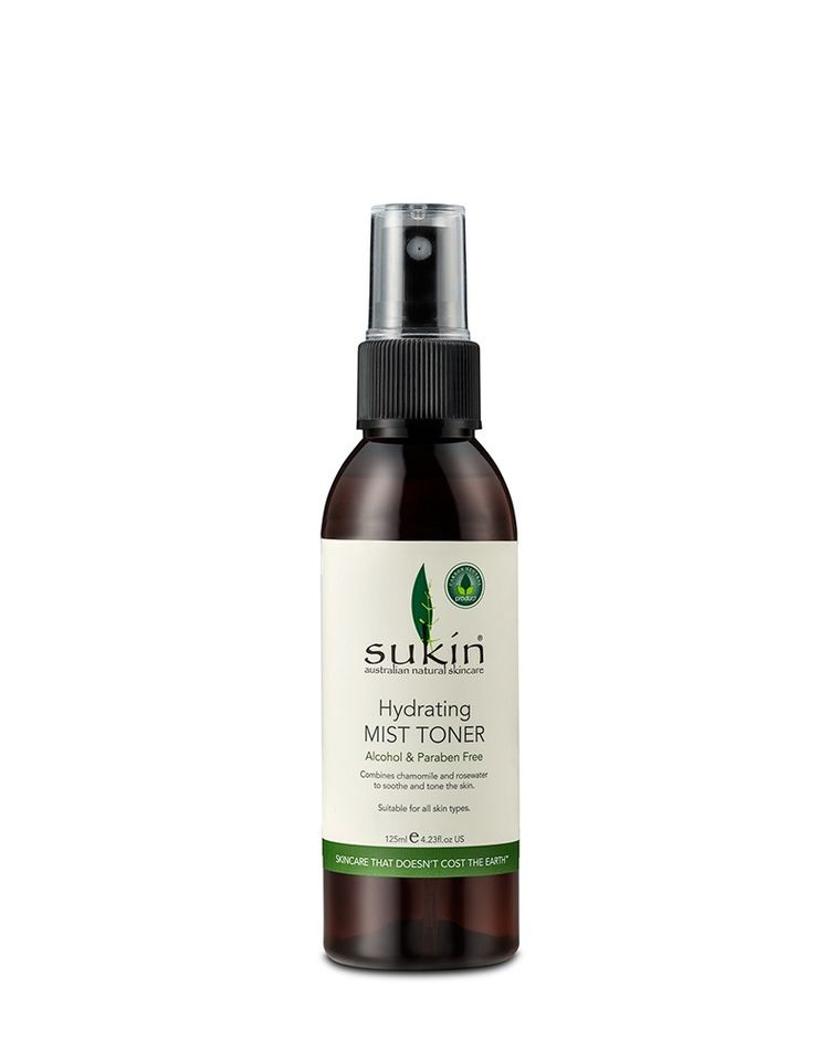Sukin, Hydrating Mist Toner, nawilżająca mgiełka tonizująca, 125 ml