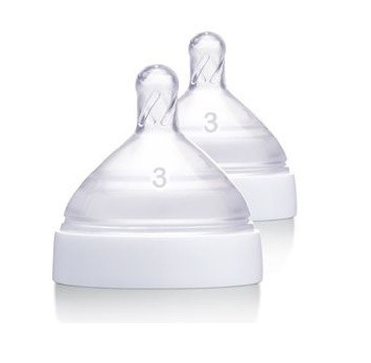 Summer Infant, Born Free, smoczek antykolkowy, 3m+, 2 szt.