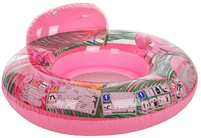 Sun Club, dmuchany fotel do pływania, różowy, 106 cm