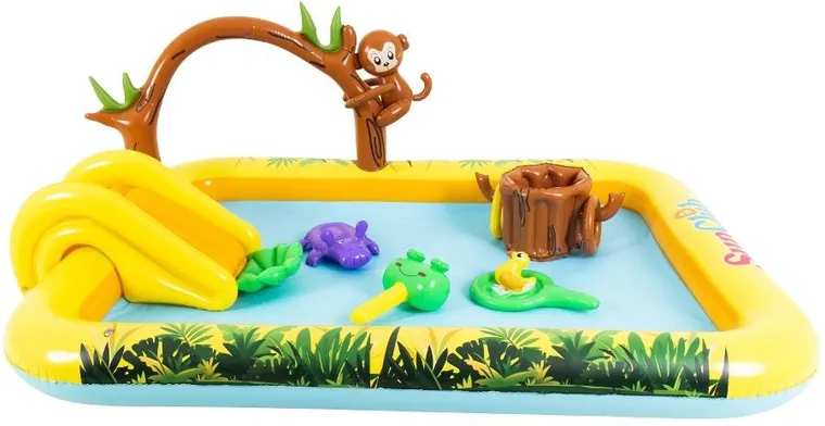 Sun Club, plac zabaw, basen dmuchany, zwierzątka, 214-167 cm