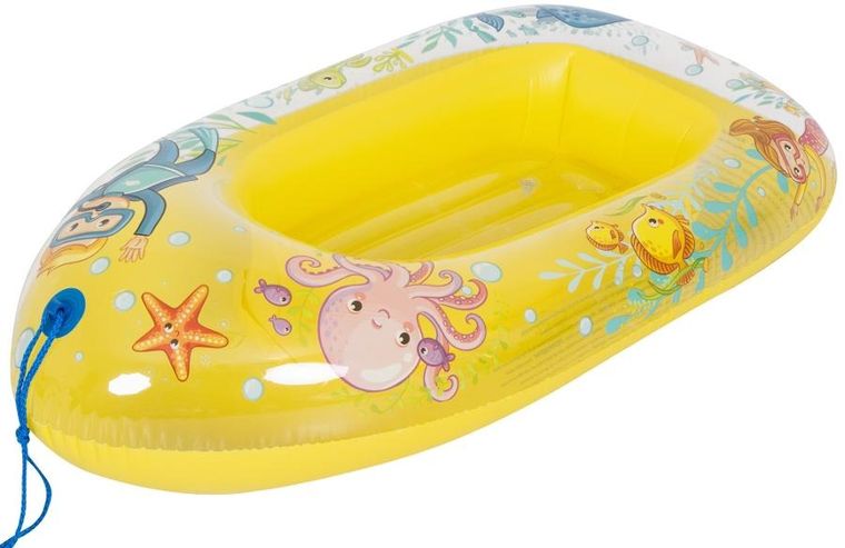 Sun Club, ponton plażowy, żółty, 112-70 cm