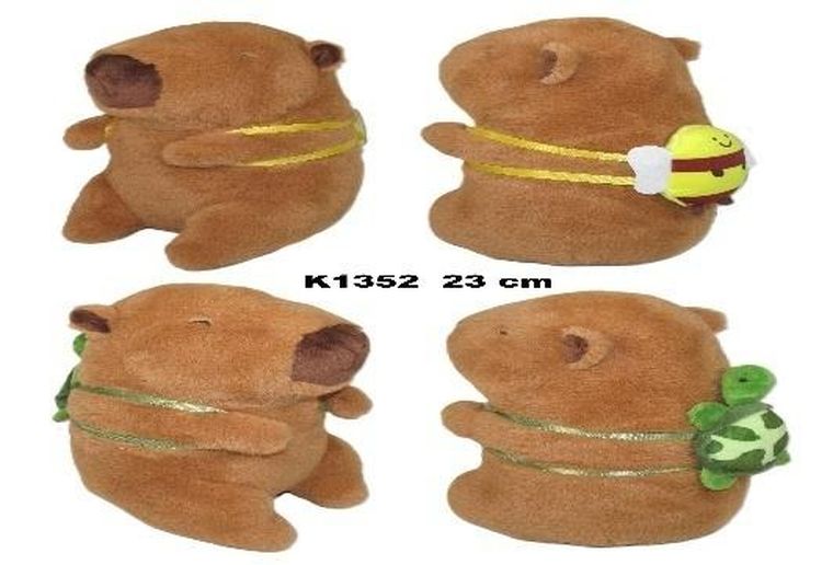 Sun-Day, Kapibara z plecakiem, maskotka, 23 cm, 1 szt.