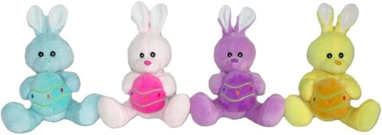 Sun-Day, Króliczek z jajkiem, maskotka, 15 cm, 1 szt.