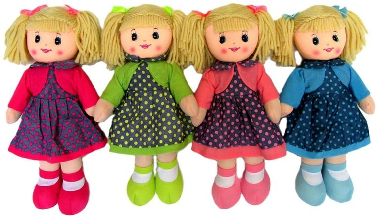 Sun-Day, lalka szmaciana, 50 cm, 1 szt.