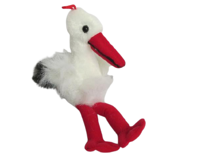 Sun-Day, maskotka, bocian, 23 cm