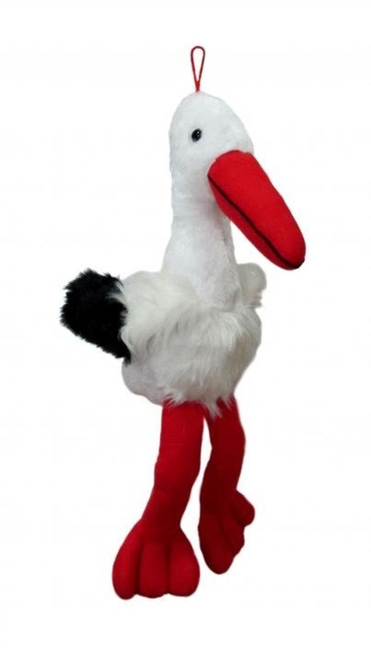 Sun-Day, maskotka, bocian, 30 cm