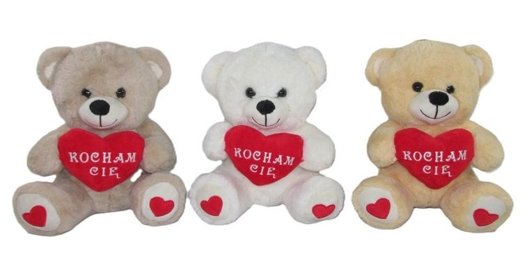 Sun-Day, Miś Kocham Cię, maskotka, 30 cm, 1 szt.