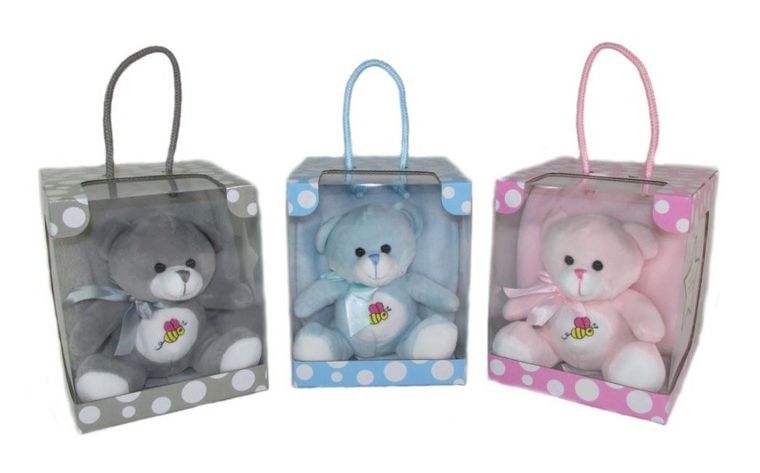 Sun-Day, Miś z kocykiem, 15 cm, 1 szt.