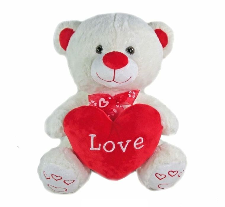 Sun-Day, Miś z napisem Love, maskotka, 20 cm