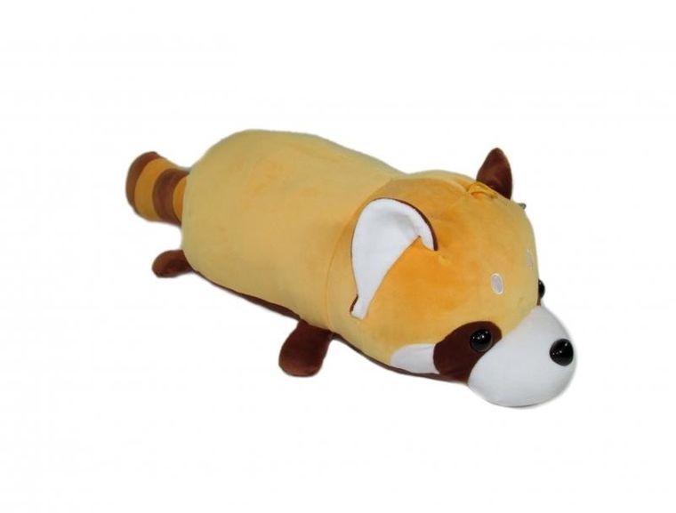 Sun-Day, Panda, poduszka wałek, czerwona, 50 cm