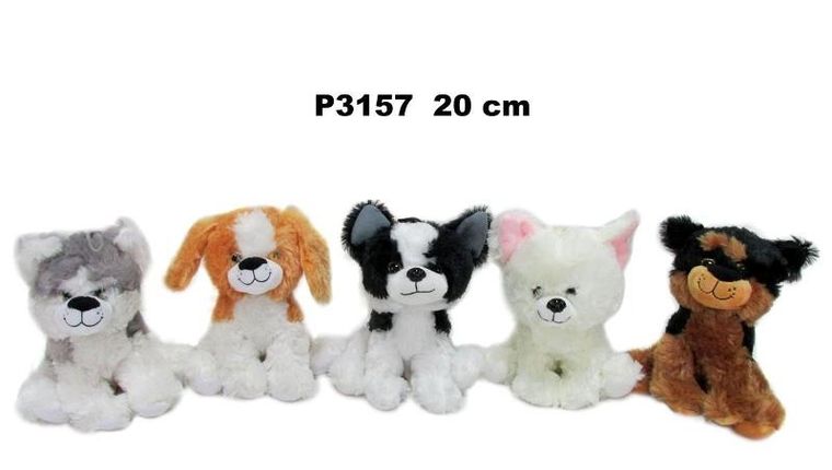 Sun-Day, Pies z głosem, maskotka, 20 cm, mix kolorów