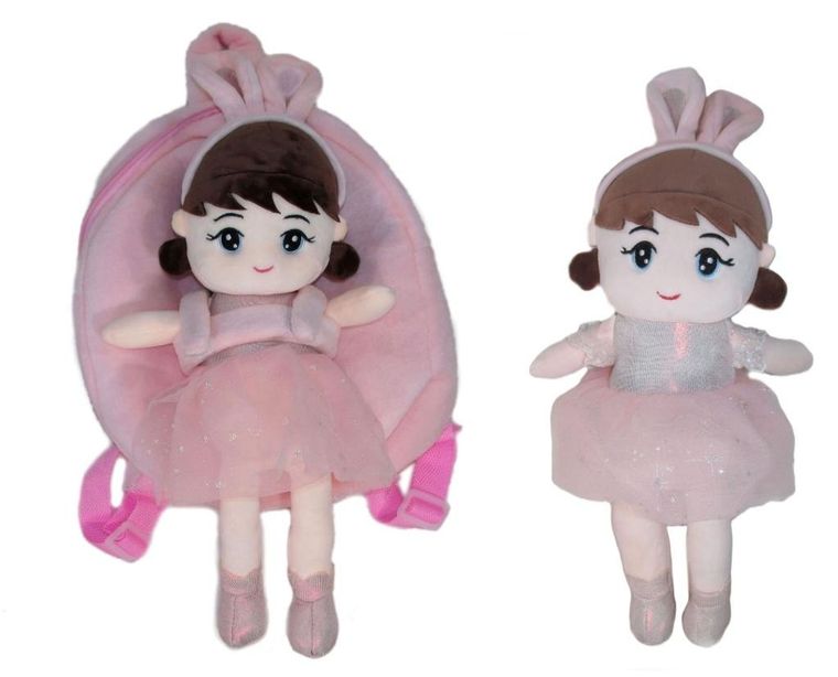 Sun-Day, plecak z lalką szmacianą, 30 cm