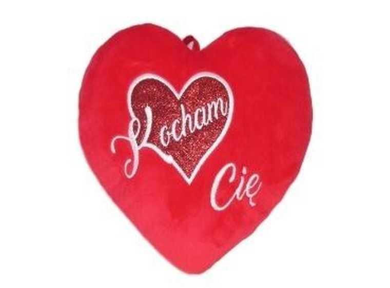 Sun-Day, Serce, Kocham Cię, maskotka, 15 cm