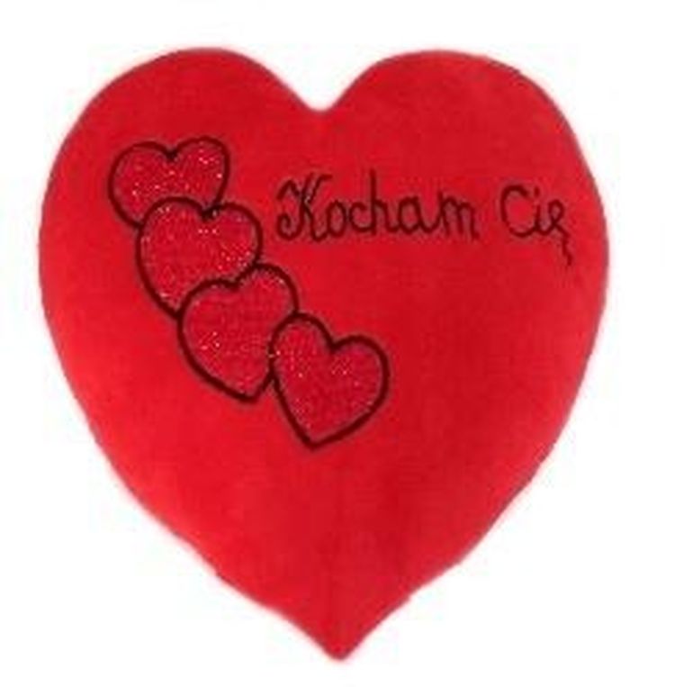 Sun-Day, Serce, Kocham Cię, maskotka, 48 cm