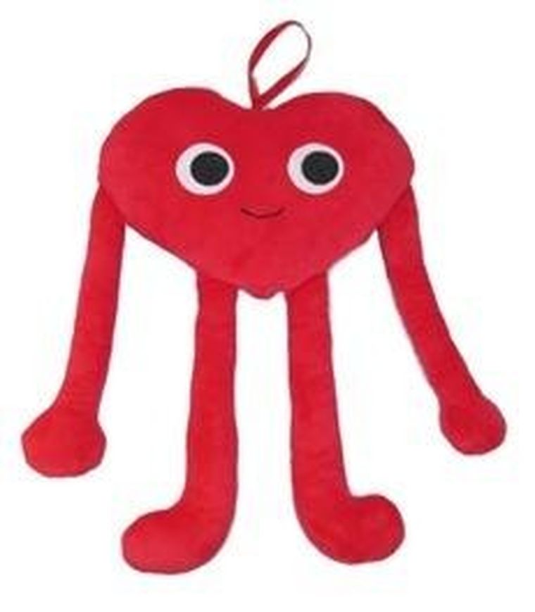 Sun-Day, Serce z nogami, maskotka, 30 cm