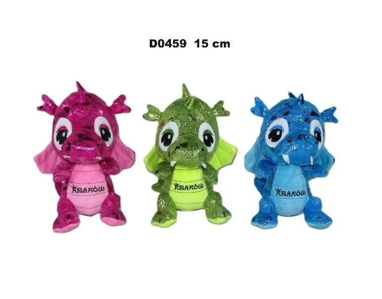 Sun-Day, Smok "Kraków", maskotka, 15 cm, 1 szt.