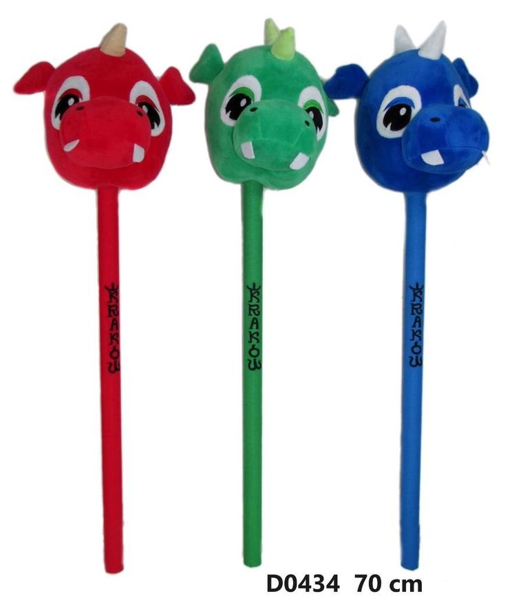 Sun-Day, Smok na kiju "Kraków", maskotka, 70 cm, 1 szt.