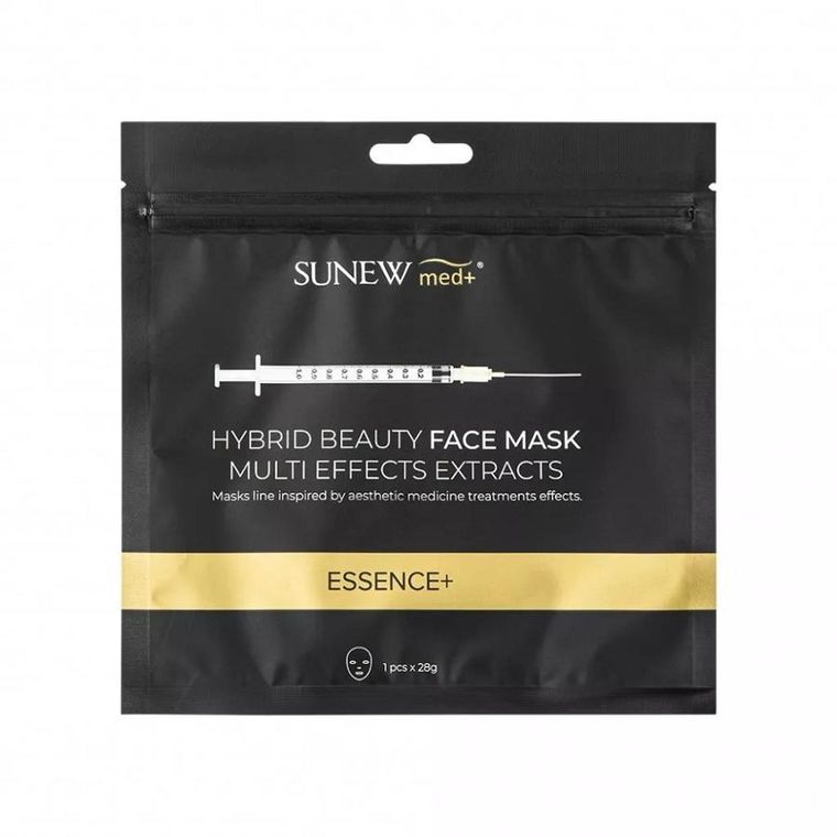 SunewMed+, Essence+ Hybrid Beauty Face Mask, hybrydowa maska z peptydami i śluzem ślimaka, 28g