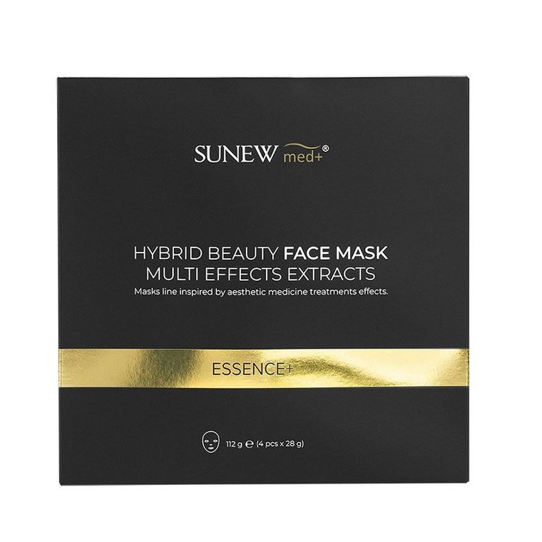 SunewMed+, Essence+ Hybrid Beauty Face Mask, hybrydowa maska z peptydami i śluzem ślimaka, 4-28g