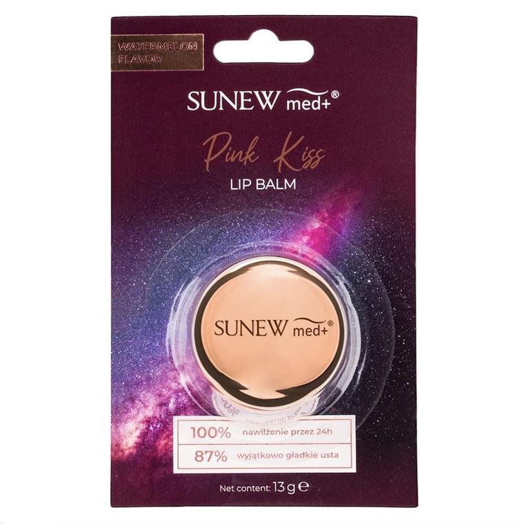 SunewMed+, Pink Kiss Lip Balm, balsam do ust w kulce, Arbuz, 13g