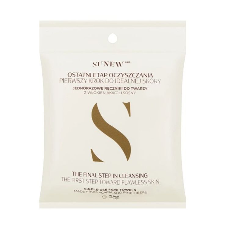 SunewMed+, ręczniki jednorazowe do twarzy, 10 szt.