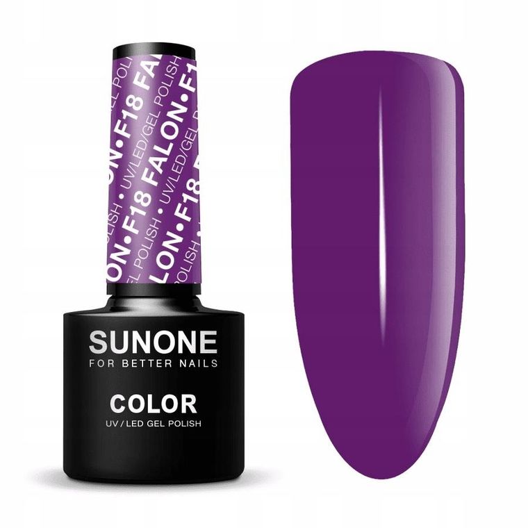 Sunone, UV/LED Gel Polish Color, lakier hybrydowy, F18 Falon, 5g