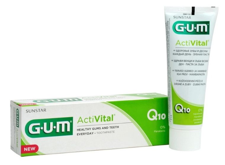 Sunstar, Gum, ActiVital, pasta do zębów, 75 ml