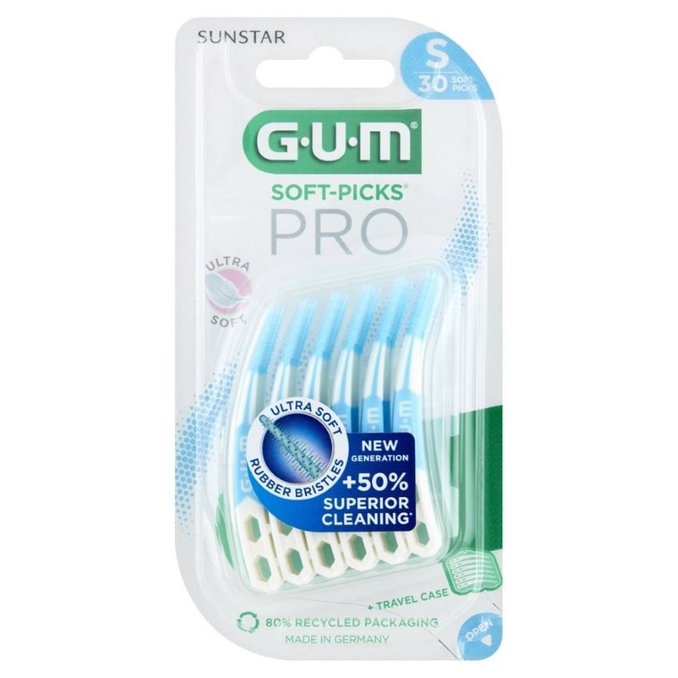 Sunstar, Gum, czyściki międzyzębowe, Soft-Picks Pro, 30 szt.