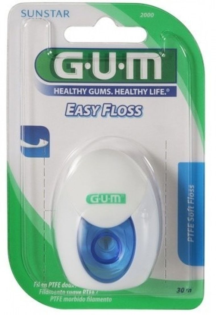 Sunstar, Gum, Easy Floss, nić dentystyczna, 30 metrów