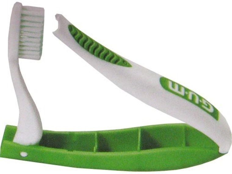 Sunstar, Gum, szczoteczka podróżna składana, miękka