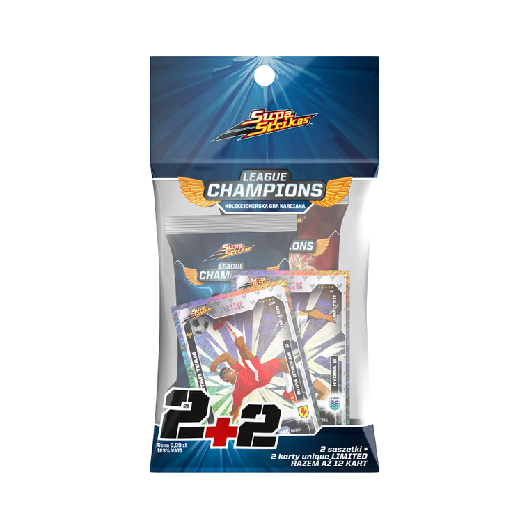 Supa Strikas, League Champions, multipack 2+2, saszetki z kartami