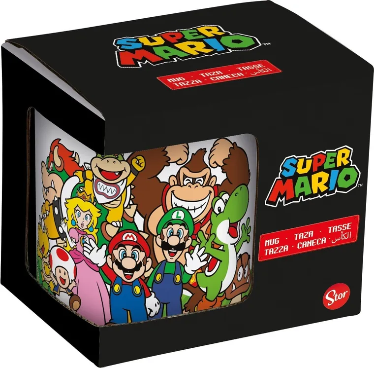 Super Mario, Group, kubek ceramiczny, 325 ml
