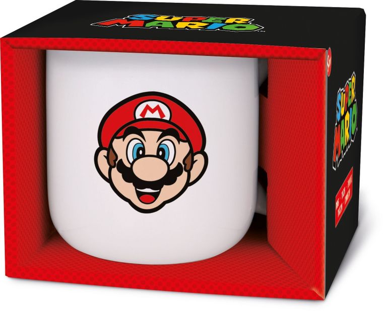 Super Mario, kubek ceramiczny, 400 ml