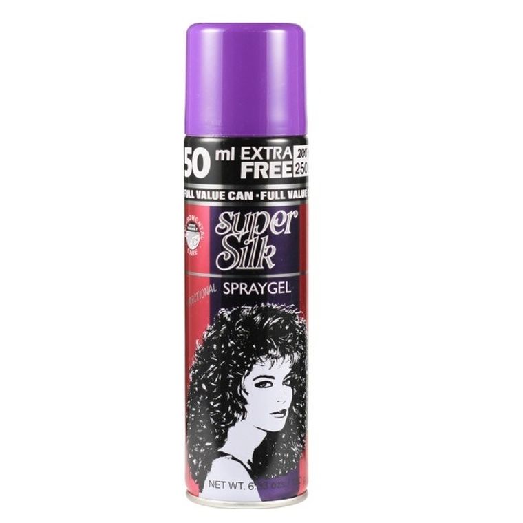 Super Silk, Spray Gel, żel w sprayu, Mokra Włoszka, 250 ml