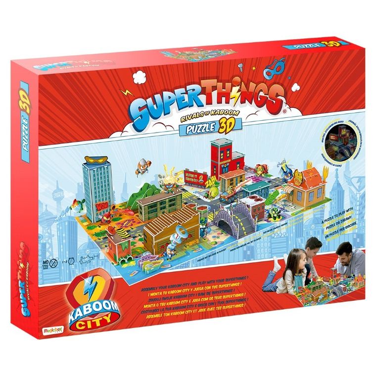 SuperThings 3D, puzzle, Kaboom City